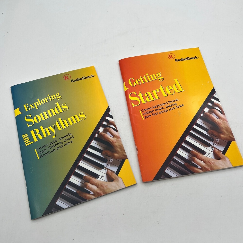 RadioShack Keyboard Books Getting Started Exploring Sounds Rhythms HL63003087 88